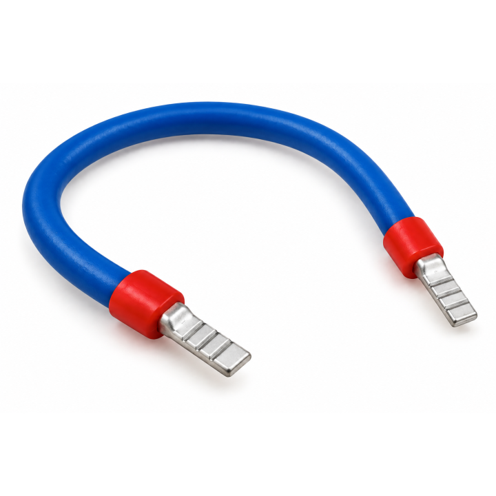 Verdrahtungsbrücke 10qmm blau- 80cm | Eddi